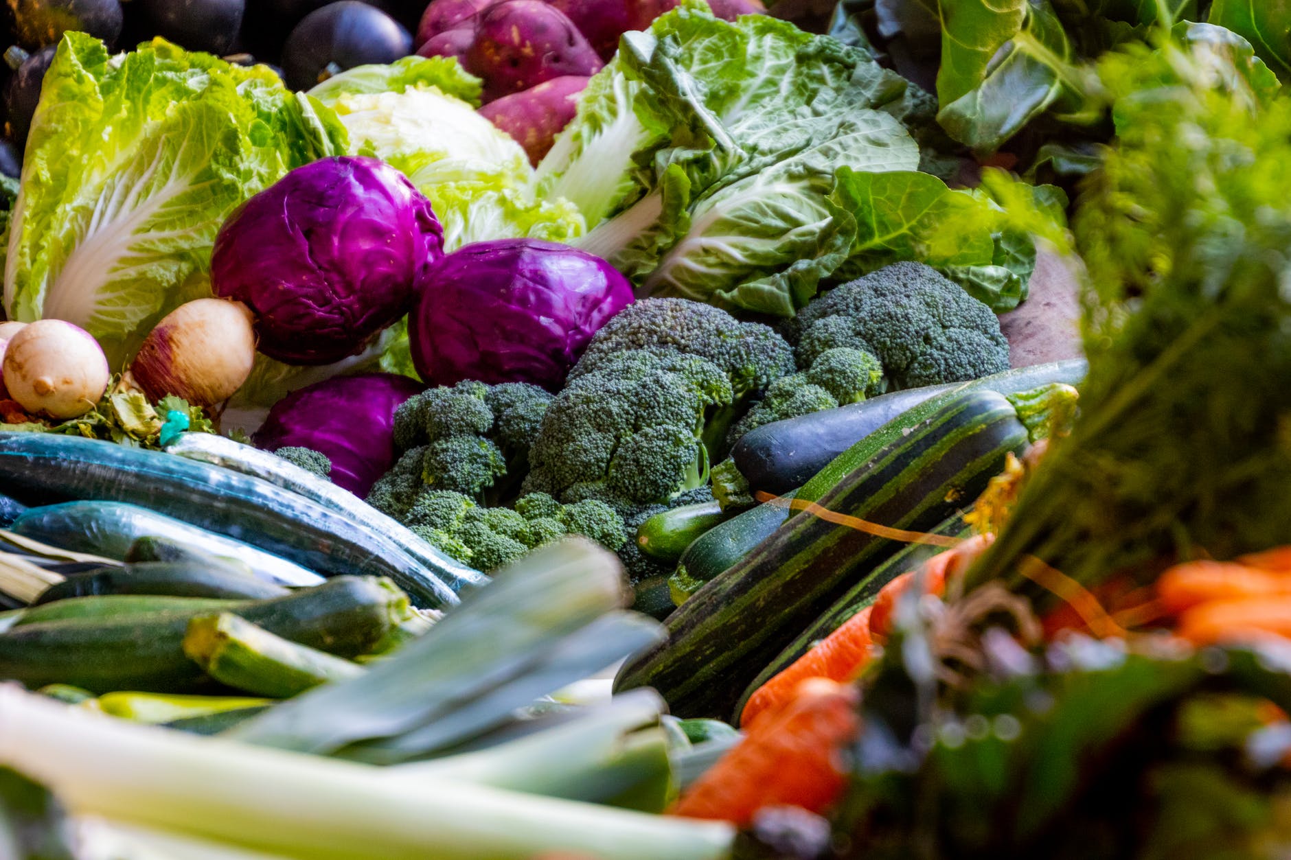 assorted vegetable lot