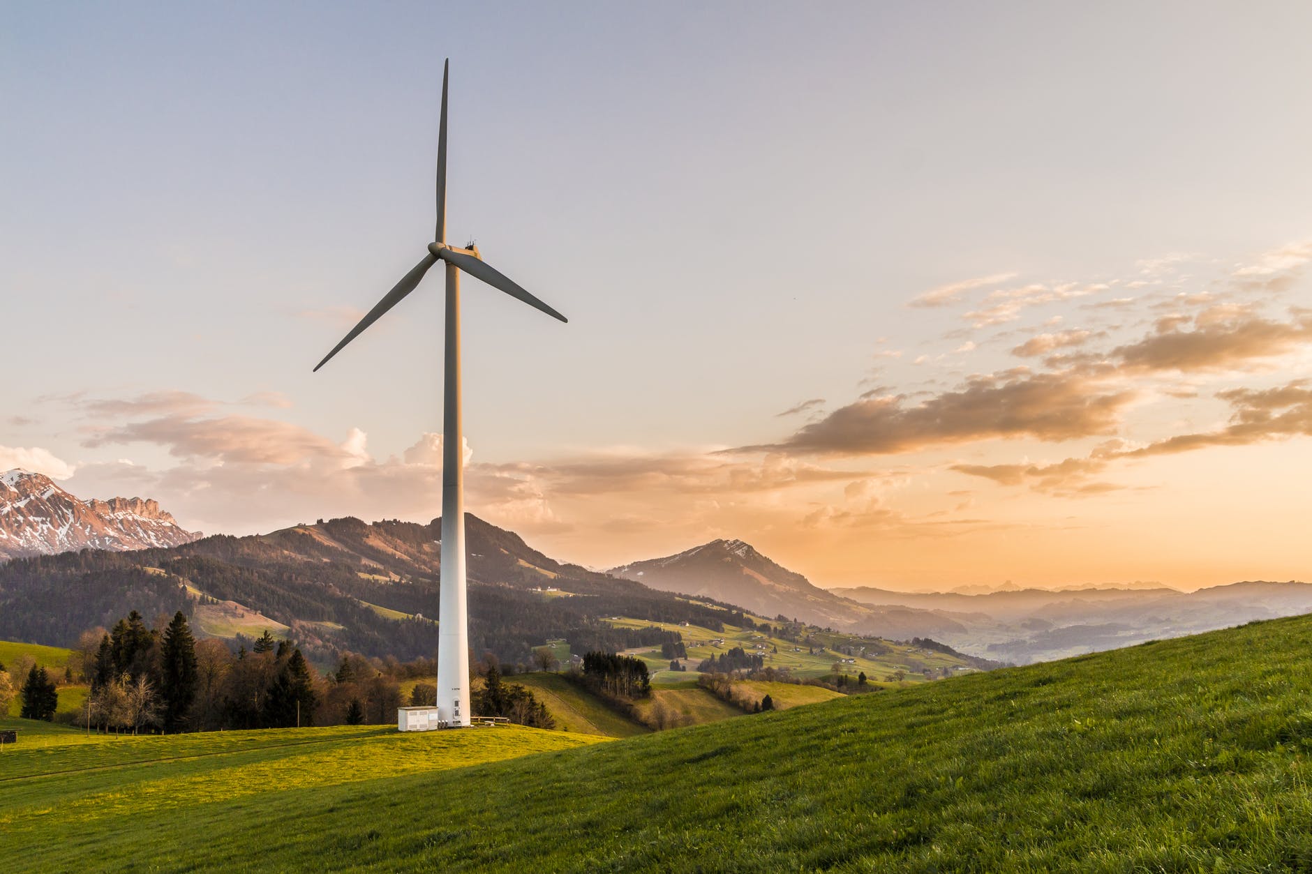 agriculture alternative energy clouds countryside