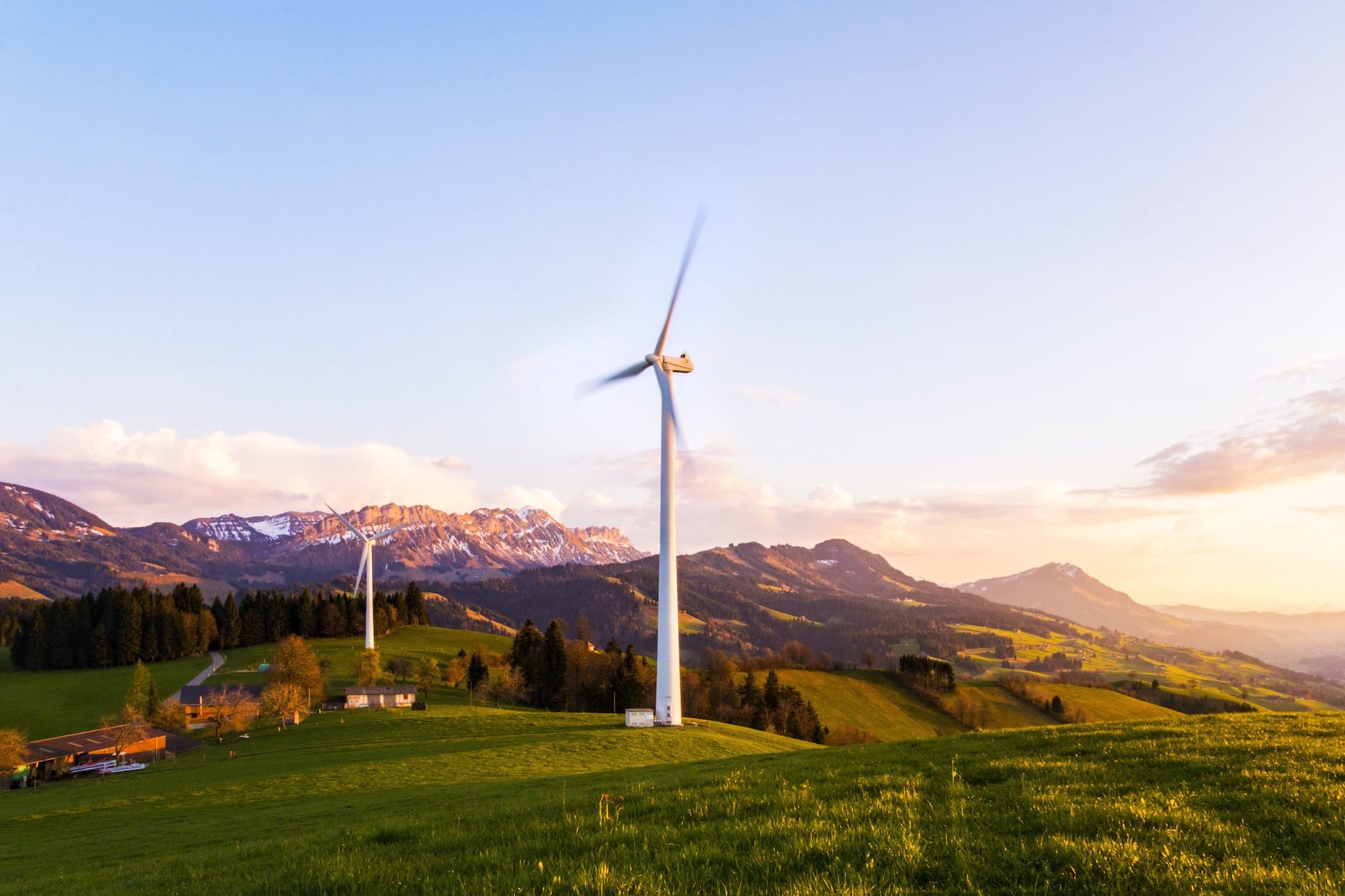 white windmill