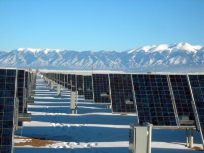 The Top Five Solar Companies Leading the Renewable Energy Revolution in 2024 silver and black solar panels on snow covered ground
