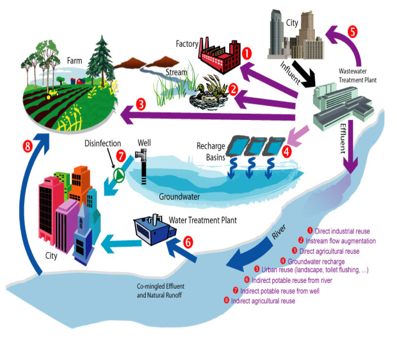 Role of Wastewater Treatment in Water Recycling