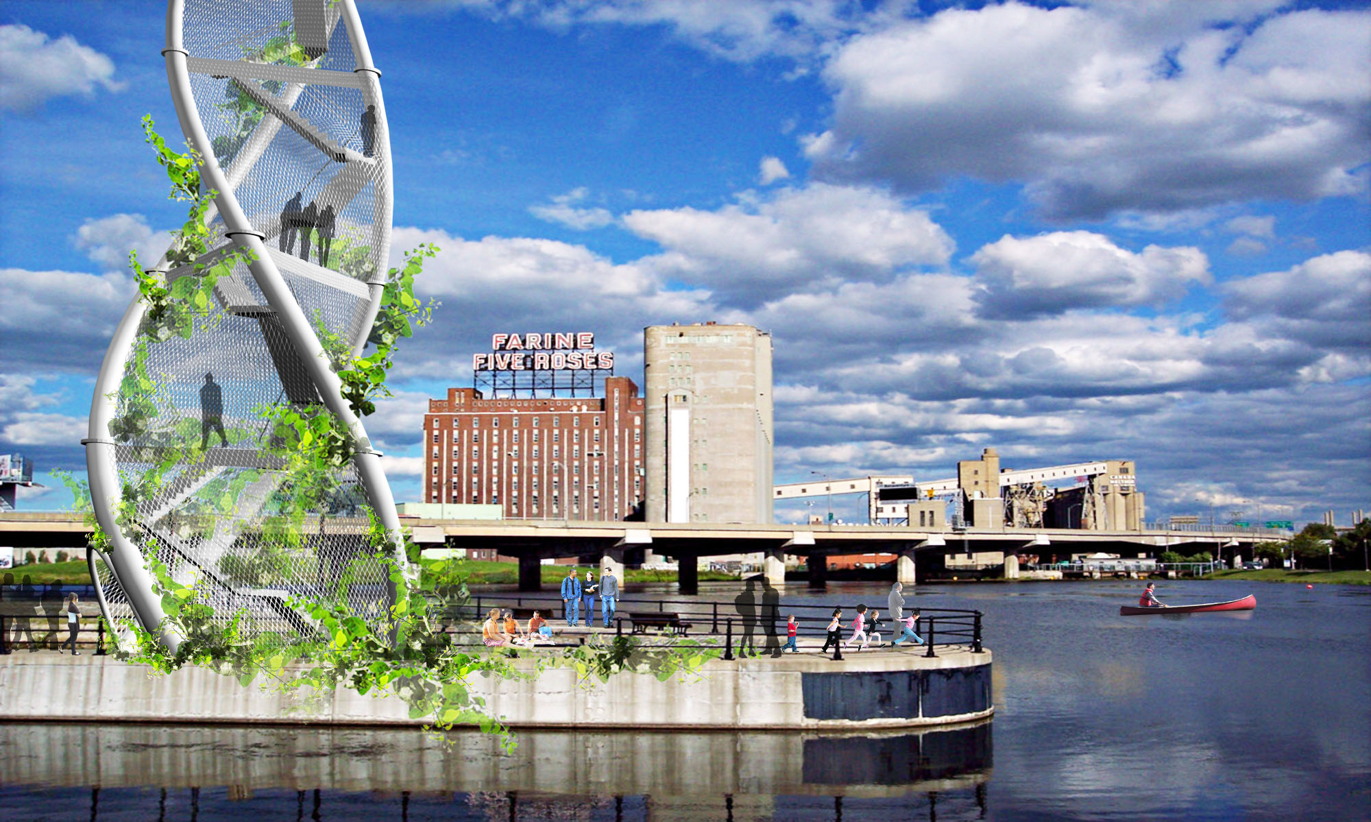 Vertical Gardens and Water Management in Urban Areas