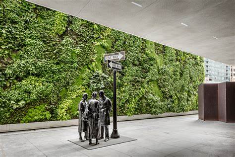 Vertical Gardens as Art Installations