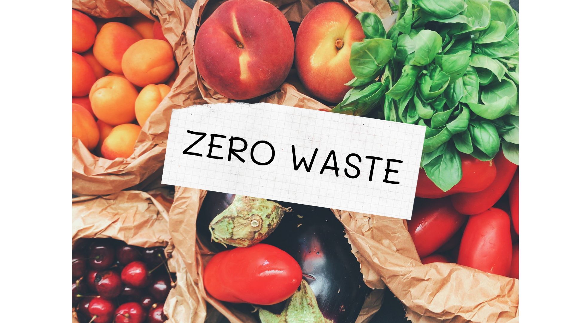 Promoting the concept of "Zero Waste" living