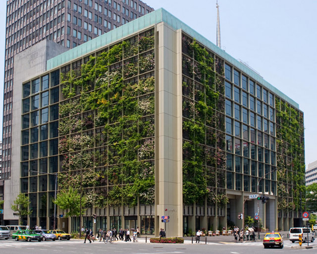 Vertical Gardens: A Green Strategy for Corporations and Offices