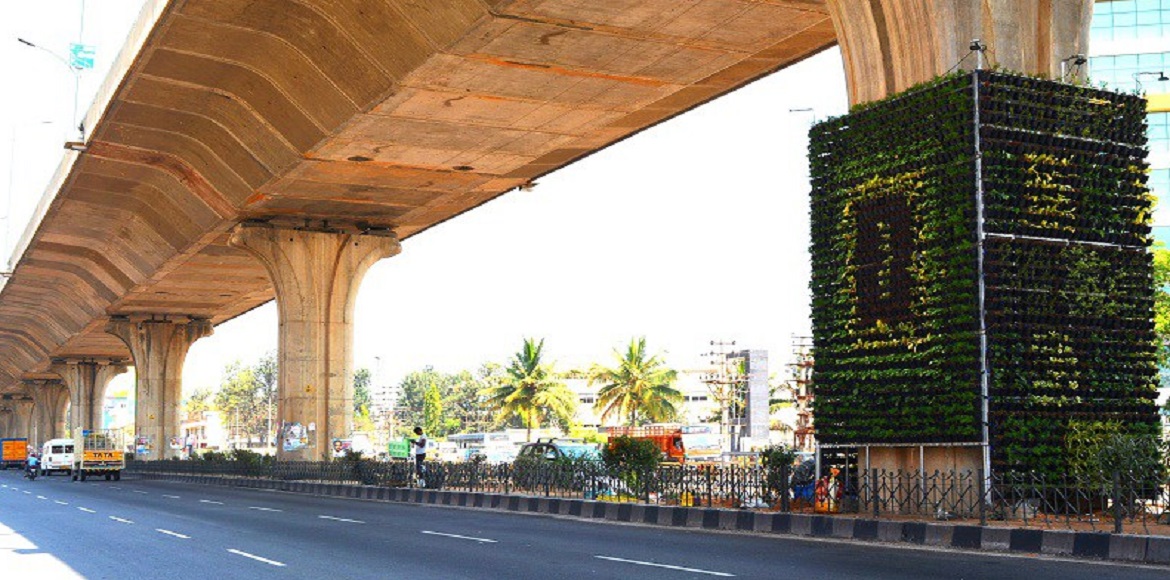 Air Quality Improvement with Vertical Gardens