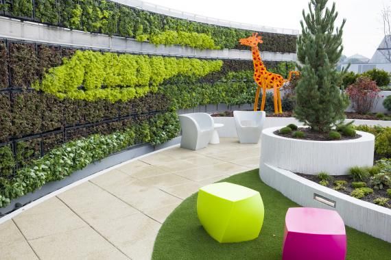 Vertical Gardens in Healthcare Facilities