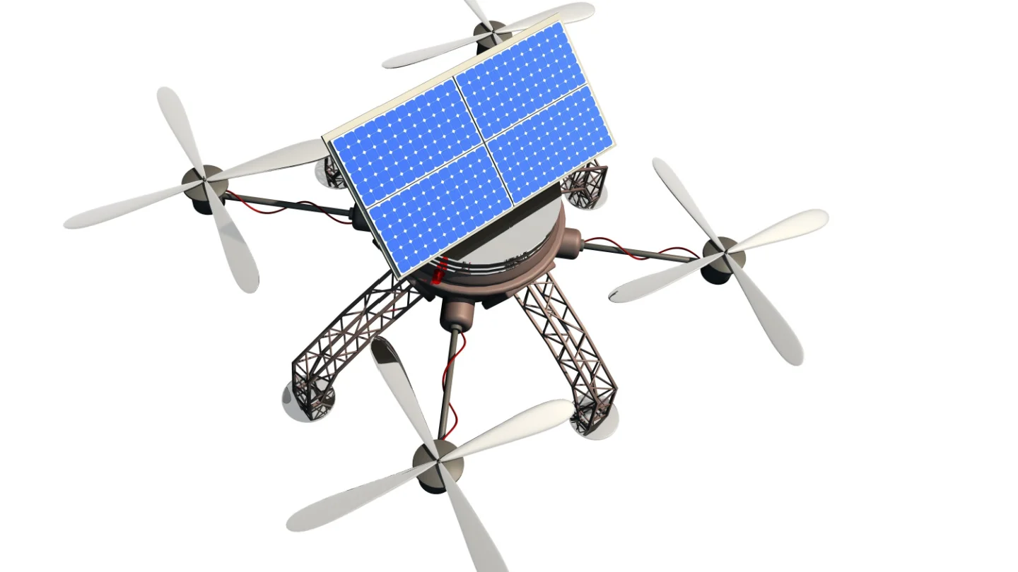 Solar-Powered Drones and UAVs