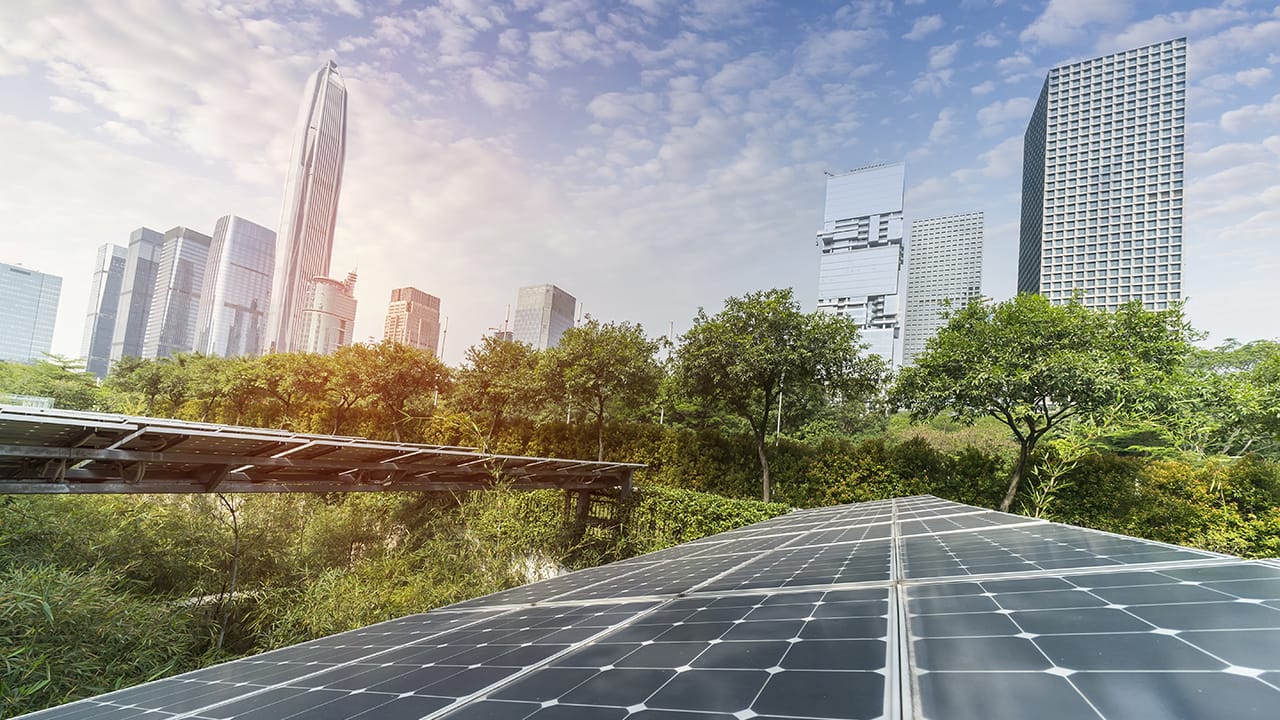 Solar energy and sustainable urban development