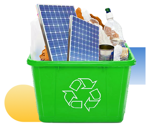 Solar panel recycling and sustainability