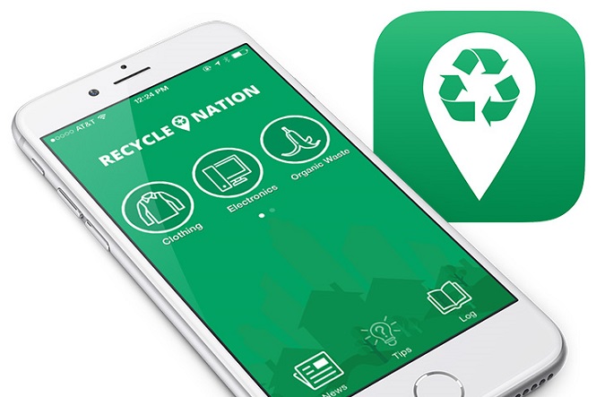 Using Smartphone Apps to Locate Recycling Centers