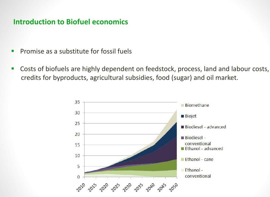 The Economics of Biofuel Manufacturing